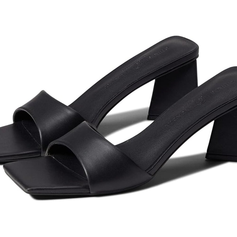 Chinese Laundry Yanda Dress Heeled Slide Sandals NWT (Black)